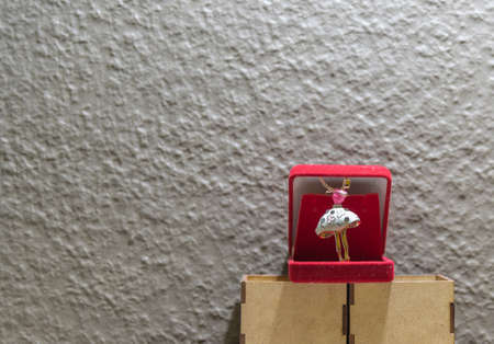 Ballerina brooch. Article for fashion and beauty. Jewelry. Brooch for use on clothes and jackets. Fashion.の写真素材