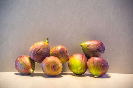 Fresh figs. Although known as fruit, it is, in fact, an infrutescence, that is, a set called...