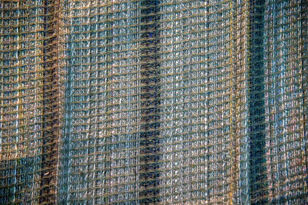 Texture. Handmade fabric made of linen. Material for making handmade nets.