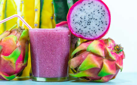 gourmet, colorful, vibrant, dragon fruits, dragon-fruit, cocktail, glass, health, nature, beverage,...