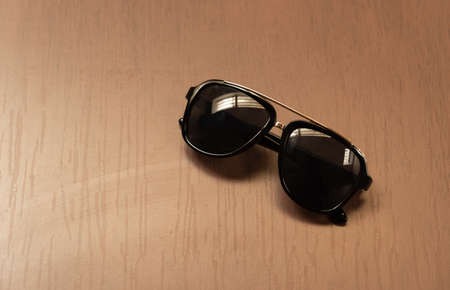 Sunglasses for summer use or as a fashion accessory. Object for personal use. shade glasses.の写真素材