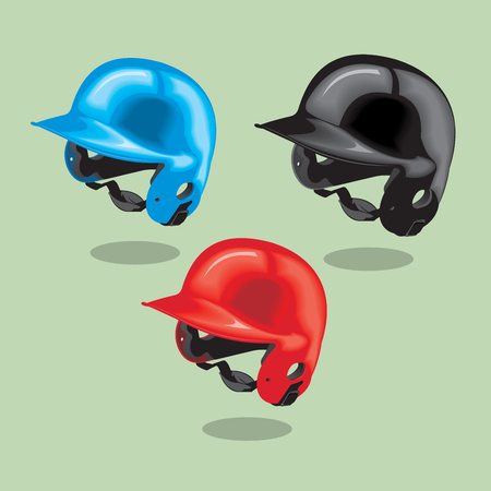 Vector illustration. Baseball helmet.の写真素材