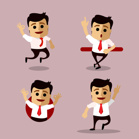 Vector set of manager or business man character.の写真素材