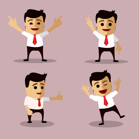 Vector set of manager or business man character.の写真素材