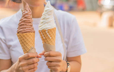 delicious ice-cream cone