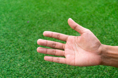 the man handの写真素材