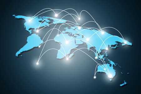 Best Internet Concept of global business from concepts series, connection symbols communication...