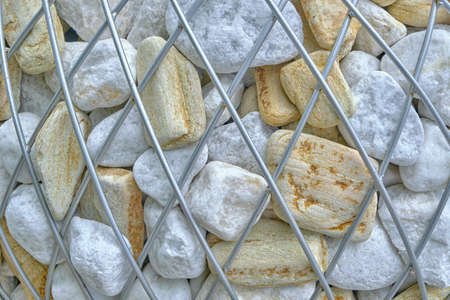 Abstract background Sea stone white and yellowの写真素材