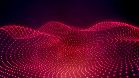 Big data sphere visualization with text. HUD wireframe mesh sphere with dot and lines. Visual data...