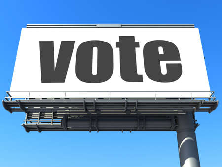 word on billboardの写真素材