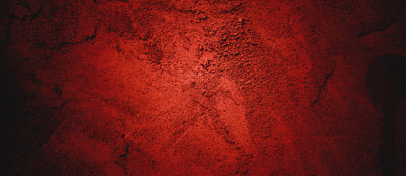 Dark red Wall Texture Background. Halloween background scary. Red and Black grunge background with...