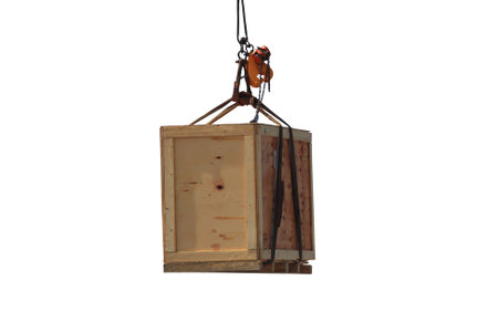 hook holding wooden container