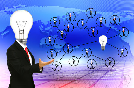 People social network communicationの写真素材