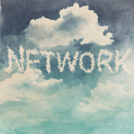 cloud network word as conceptの写真素材