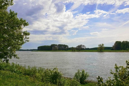 Along the riverの写真素材