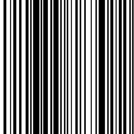 Black&white stripes - seamless barcode pattern or backgroundのイラスト素材
