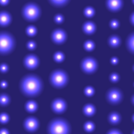 Blue or violet seamless background with LED lights in line. Seamless background with chain of shinning starsのイラスト素材