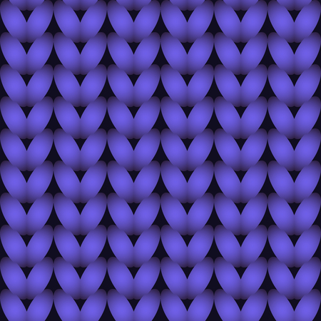 purple knitted seamless background. violet repeating knite pattern.のイラスト素材