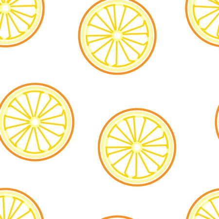Modern fruits seamless pattern, great design for any purposes. Line concept art. Vector fashion background.のイラスト素材