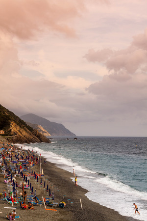 Liguria is a coastal region of north-western Italy, where Genoa is the capital. The region is popular with tourists for its beaches, towns, and cuisineのeditorial素材