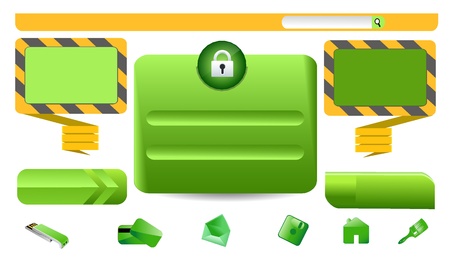 Design Elements web  Site Navigationのイラスト素材