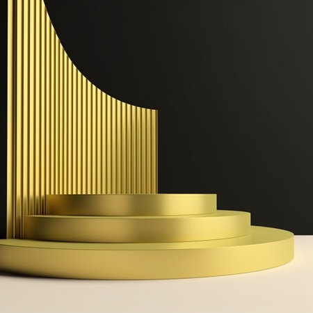 abstract scene background. Product presentation, mock up, cosmetic product display or platform.の素材