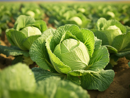 vegetable grows in the garden. denerated iaの素材