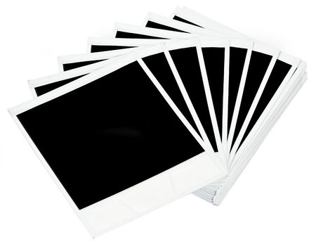 A fan of Blank Polaroids