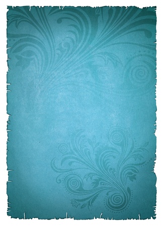 blue old paper with pattern blue old paper with pattern