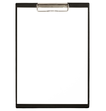 Clipboard isolated on white backgroundの写真素材