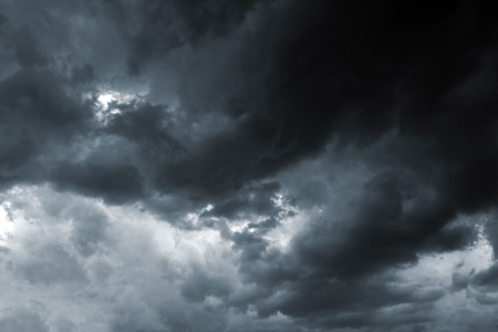 Beautiful storm sky with clouds, apocalypse, tunder, tornado