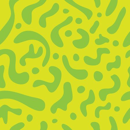 Vector seamless bacteria background with abstract green virusesのイラスト素材