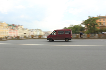 car in bridgeの写真素材