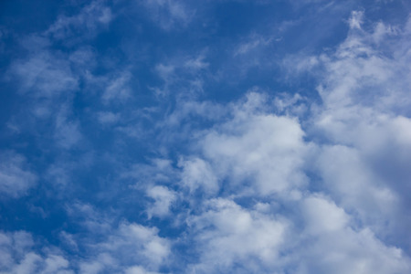 Clear blue sky with cloud background