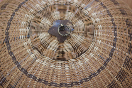 Detail of object made from bambooの写真素材