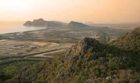 Beautiful Landscape mountain in Thailand の写真素材