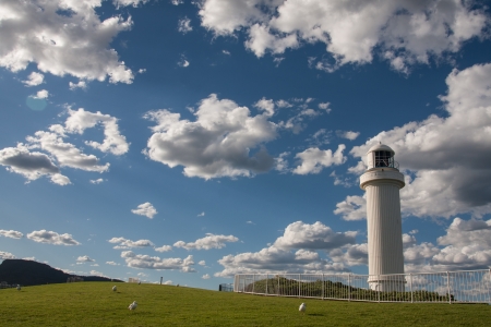 Light house, Wollongong, Australia  の写真素材