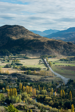 Landscape of South island, New Zealandの写真素材