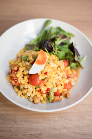 corn saladの写真素材