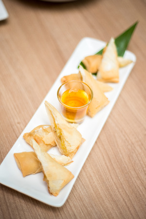Sweet spring rollの写真素材
