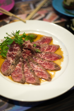 Beef Tatakiの写真素材