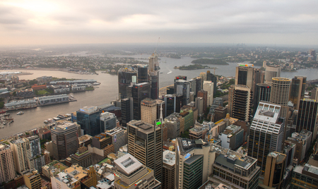 Sydney city from top viewの写真素材