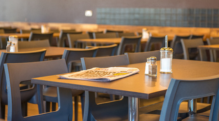 Table in cafe