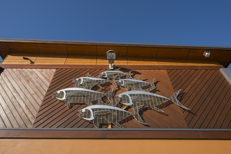 Wood with artworkのeditorial素材