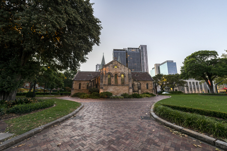 Old church in Australiaの写真素材