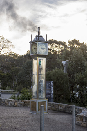 Steam pressure clock in Australiaの写真素材
