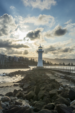 Lighthouse in Wollongongの写真素材