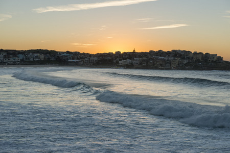 Morning in Bondi beach