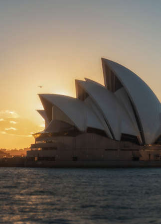 SYDNEY OPERA HOUSE DURING MORNING SUNRISEのeditorial素材