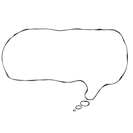 Think Bubble Icon Vector Illustraitionのイラスト素材